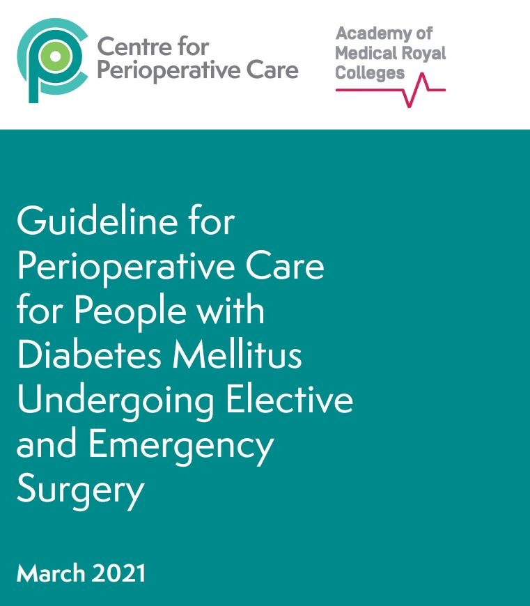 Diabetes guideline front page