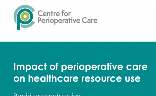 Impact of Perioperative Care on Healthcare resource use document front page
